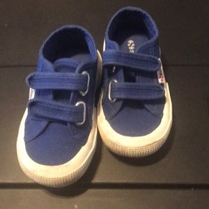 Superga JVEL blue canvas shoe